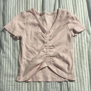 GAP Kids Light Pink Ribbed Top